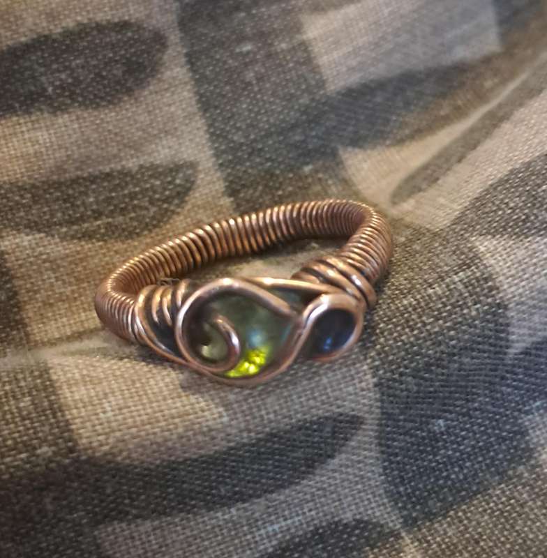 Hand made Copper Wire Ring