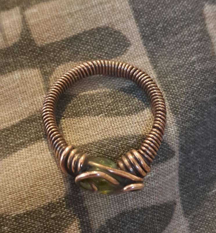 Hand made Copper Wire Ring