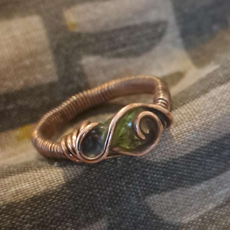Hand made Copper Wire Ring