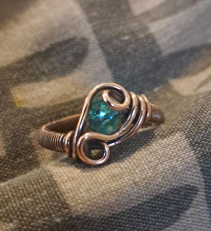 Hand made Copper Wire Ring