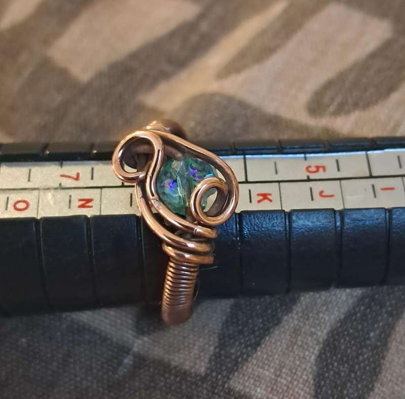 Hand made Copper Wire Ring