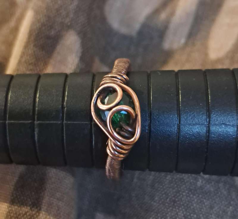 Hand Made Copper Wire Ring