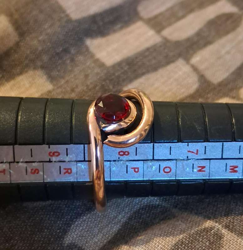 Hand Made Copper Ring Size 8