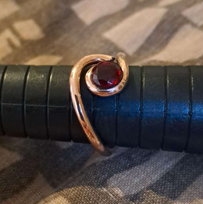 Hand Made Copper Ring Size 8