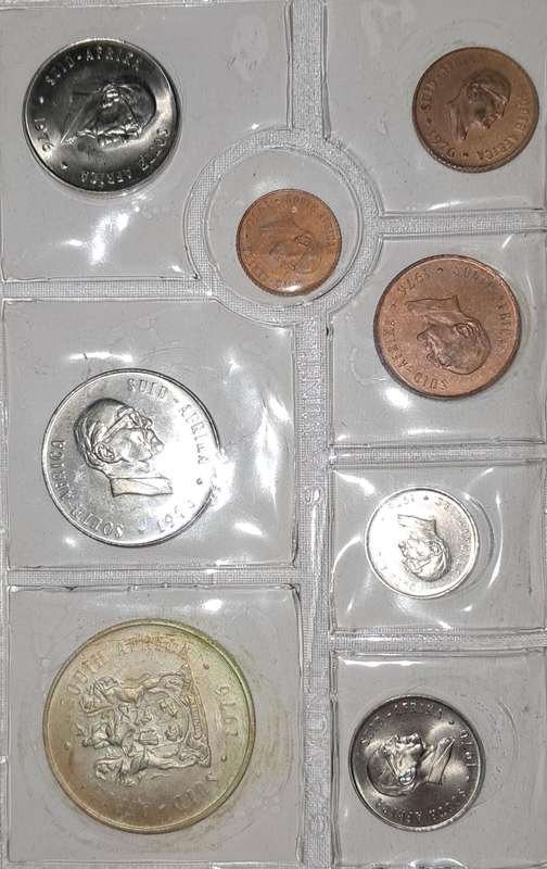 1976 Uncirculated Coin Set Silver 1 Rand