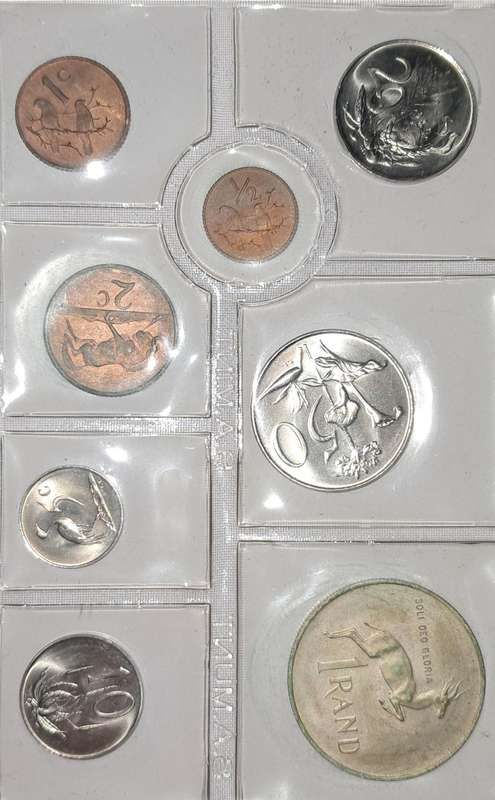 1976 Uncirculated Coin Set Silver 1 Rand