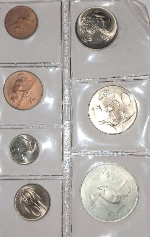 1967 Uncirculated Coin Set Silver 1 Rand