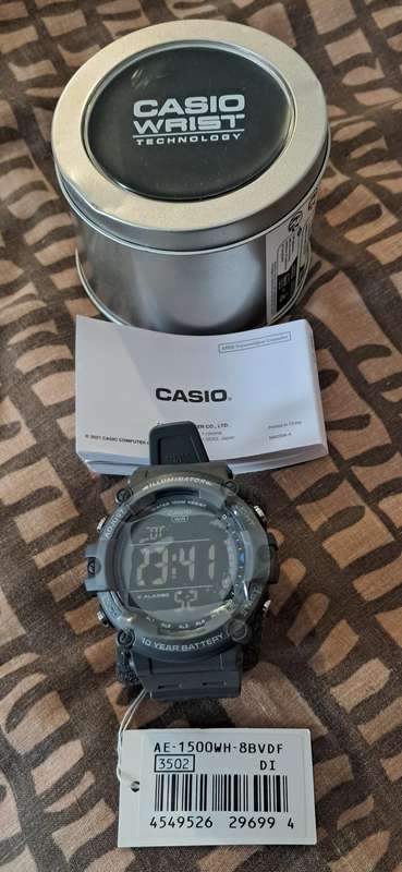 Casio G - Shock AE 1500WH 8B Digital Watch