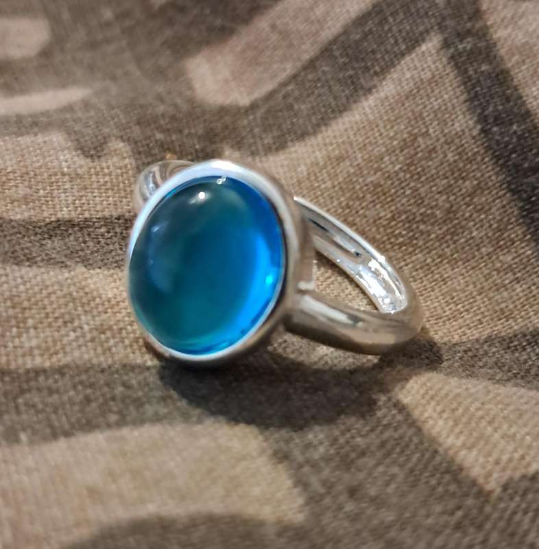 Adjustable Silver Plated Ring