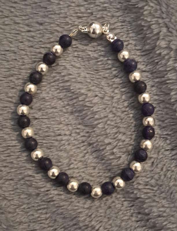 Handmade Beaded Bracelet Magnetic Clasp