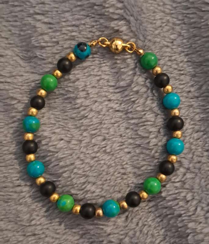 Handmade Beaded Bracelet Magnetic Clasp