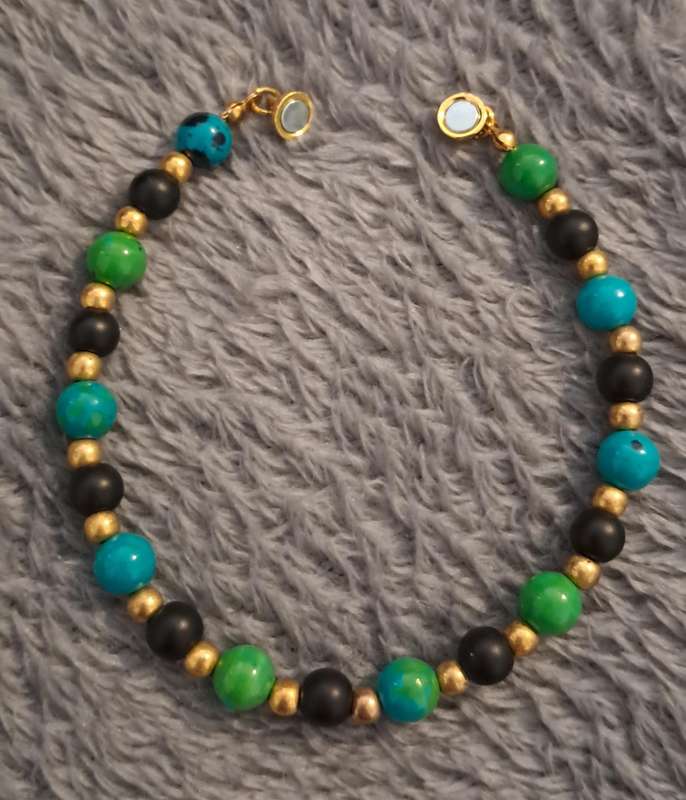Handmade Beaded Bracelet Magnetic Clasp