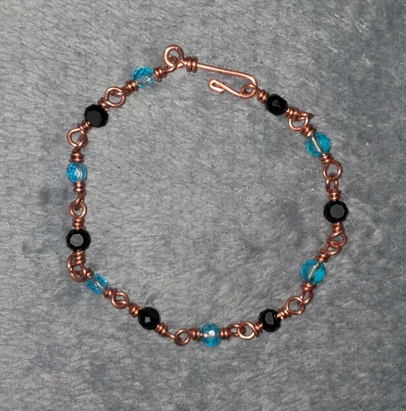Handmade Copper Link Bracelet