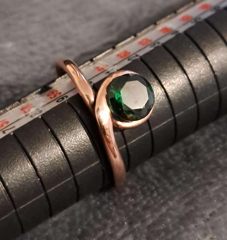 Handmade Copper Ring Size 9