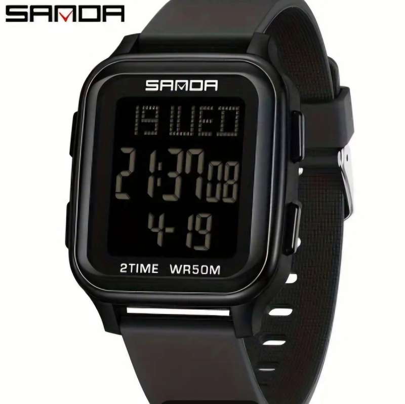 Sanoa Digital Alarm Stopwatch Calendar watch