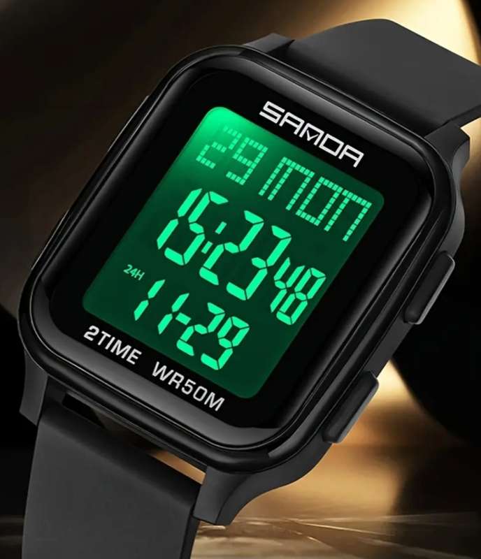 Sanoa Digital Alarm Stopwatch Calendar watch