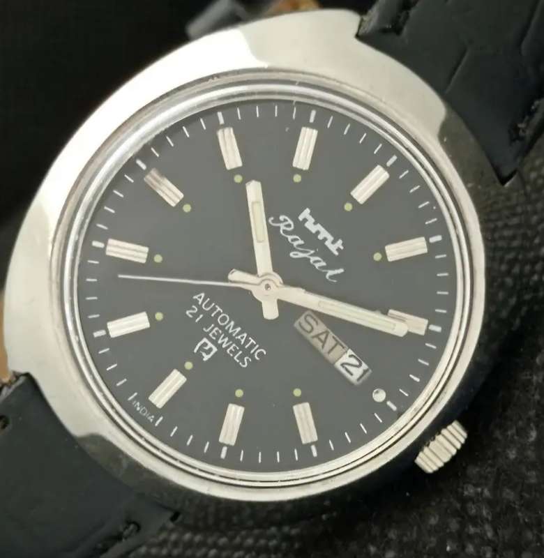 Vintage HMT Rajal 6501 Automatic Calender Watch