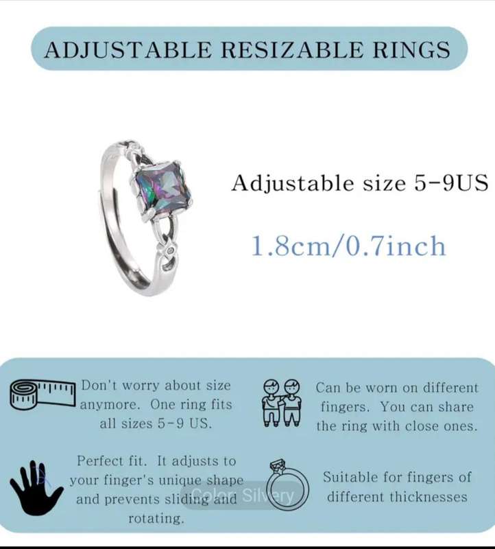Silver Adjustable Ring