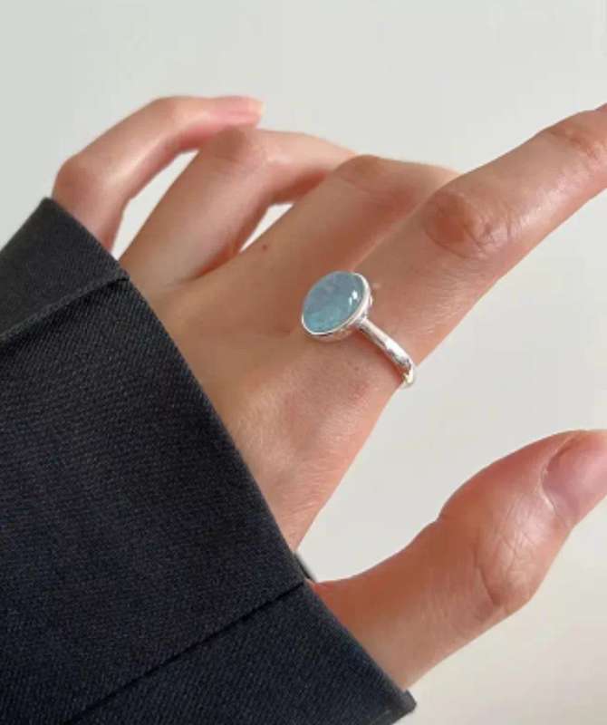 Moonstone Adjustable Ring