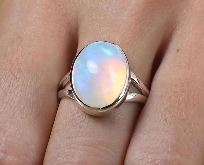 Synthetic Zirconia Size 7 Ring