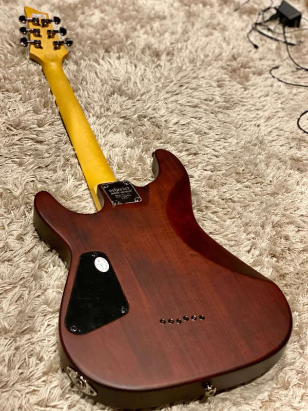 Schecter Omen-6 Walnut Satin Electric Guitar