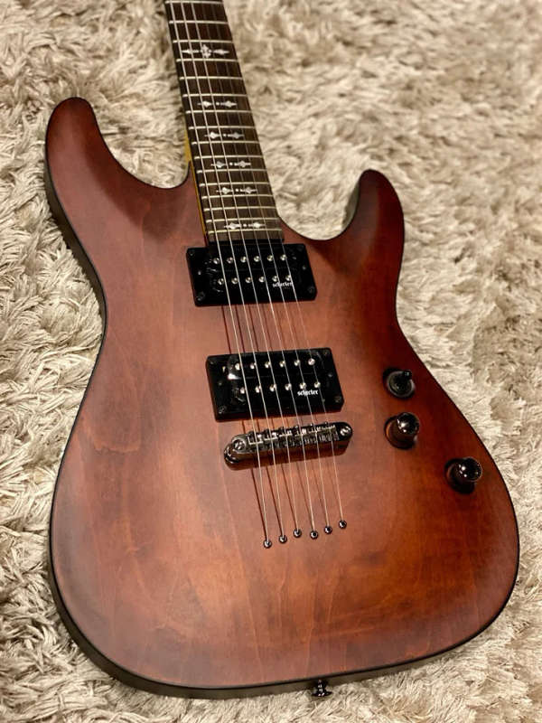 Schecter Omen-6 Walnut Satin Electric Guitar