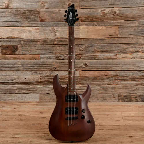 Schecter Omen-6 Walnut Satin Electric Guitar