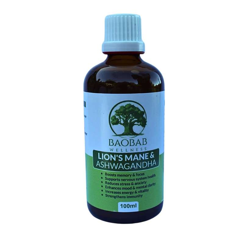 Boabab Wellness Lion's Mane & Ashwagandha (100 ml)
