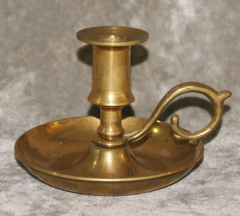 Brass chamberstick