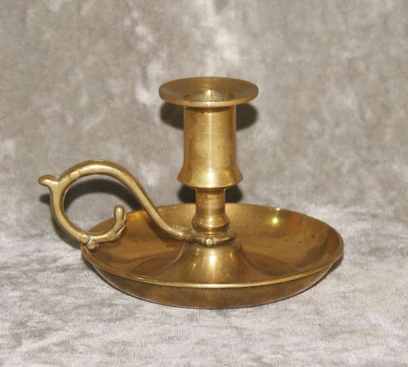 Brass chamberstick