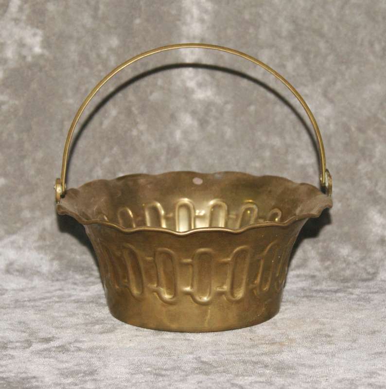 Vintage brass bon bon dish