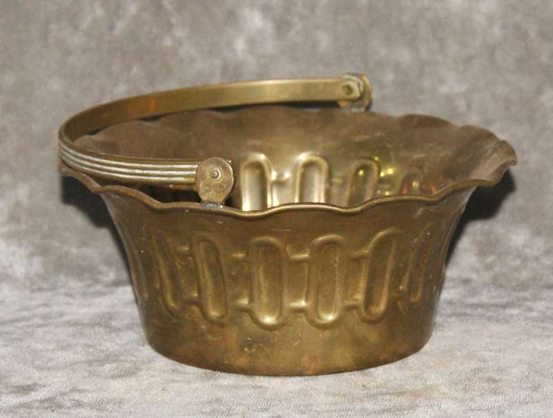 Vintage brass bon bon dish