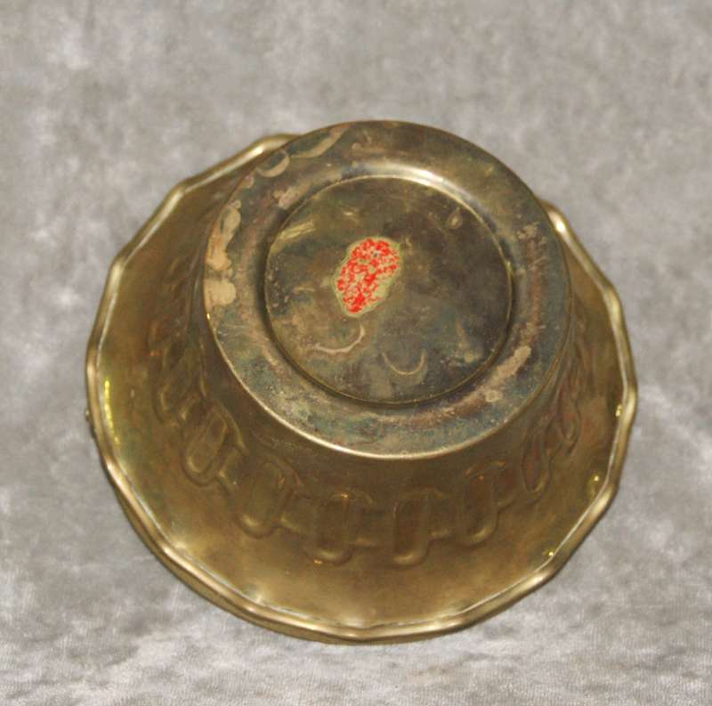 Vintage brass bon bon dish