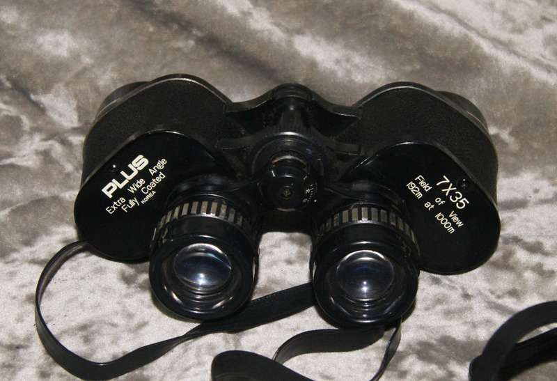 Pair of "Plus" 7x35 extra wide angle binoculars @@ CCRRAAZZYY R1 START