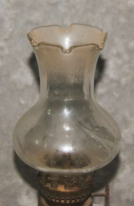 Vintage porcelain oil lamp