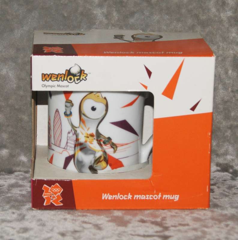 London 2012 Johnson Bros "Wenlock Mascot" mug in original box