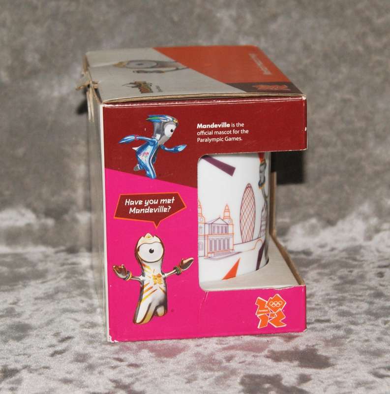 London 2012 Johnson Bros "Wenlock Mascot" mug in original box