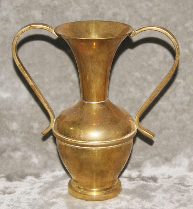 Vintage brass 2 handled jug