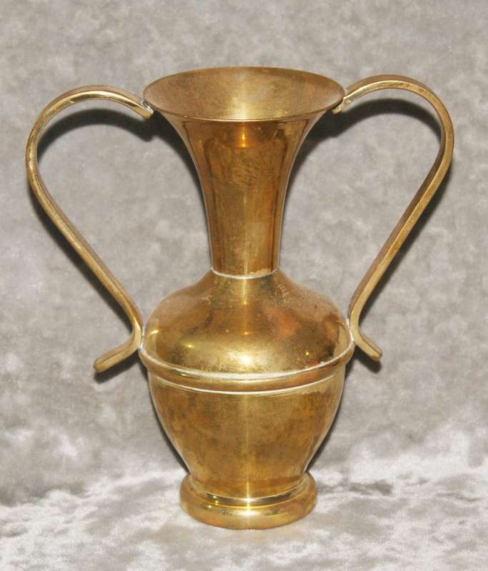 Vintage brass 2 handled jug
