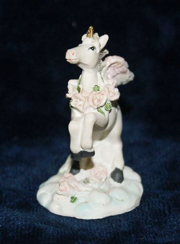 Bucking unicorn ornament