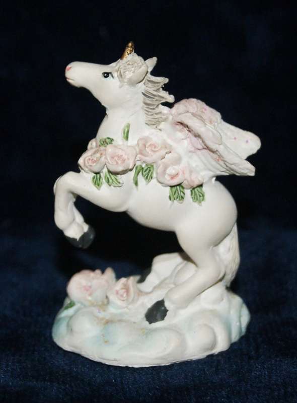 Bucking unicorn ornament