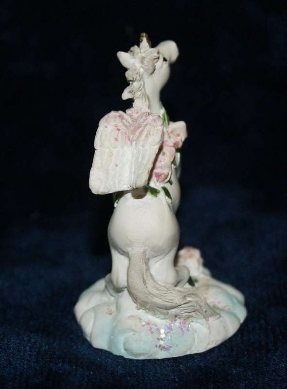 Bucking unicorn ornament