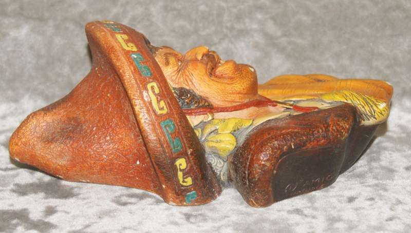 Naturecraft Chalkware Head "Amigo"