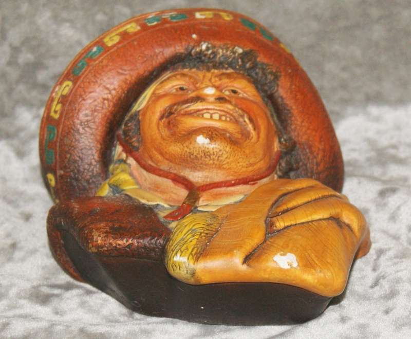 Naturecraft Chalkware Head "Amigo"