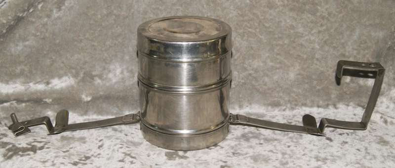 Mili stainless steel 3 piece lunch box