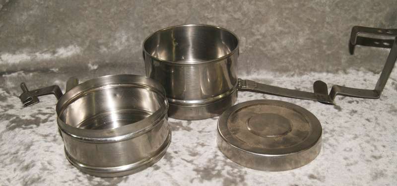 Mili stainless steel 3 piece lunch box