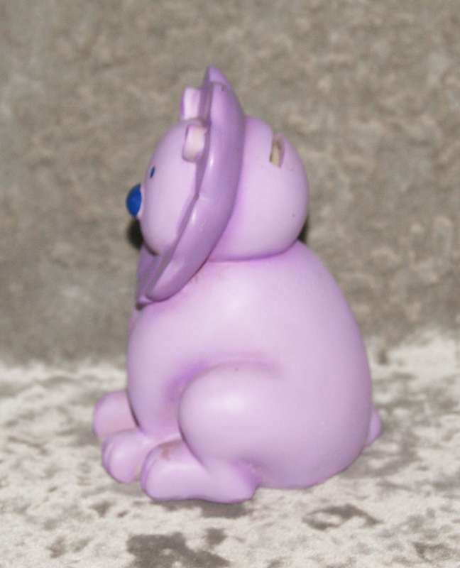 Purple lion money box