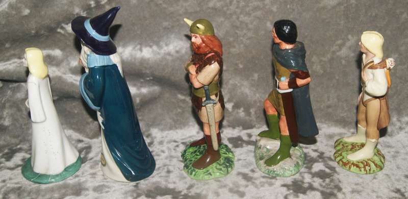 Incredible Royal Doulton complete "Lord of the Rings" character set
