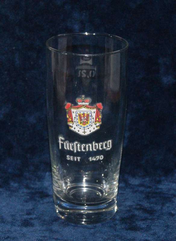 Furstenberg 200ml beer glass