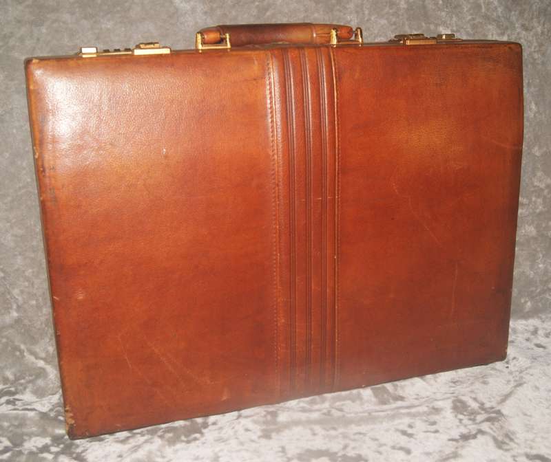 Busby genuine leather briefcase